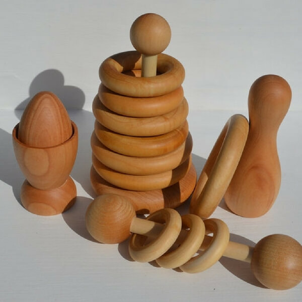 Christmas gift ideas for kids montessori inspired rattle set