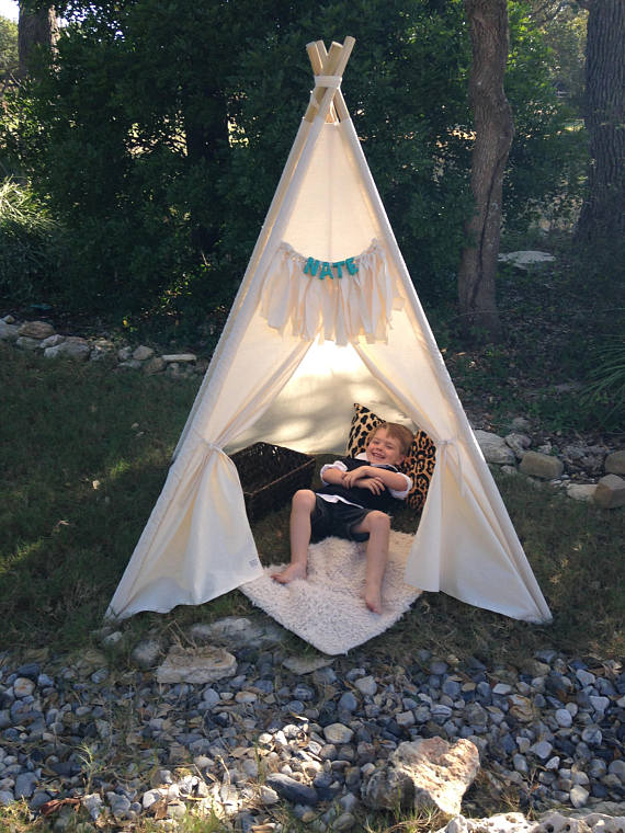 customizable teepee perfect for kids pretend play #kidsactivities #giftsforkids #learningthroughplay