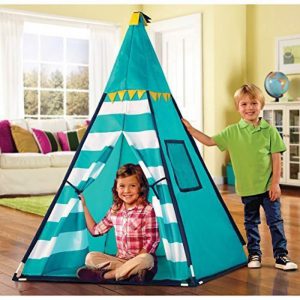 Discovery kids teepee for kids indoor camping trip