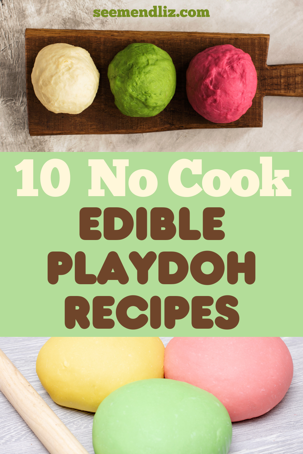 Edible Playdough Recipe (3-Ingredients)