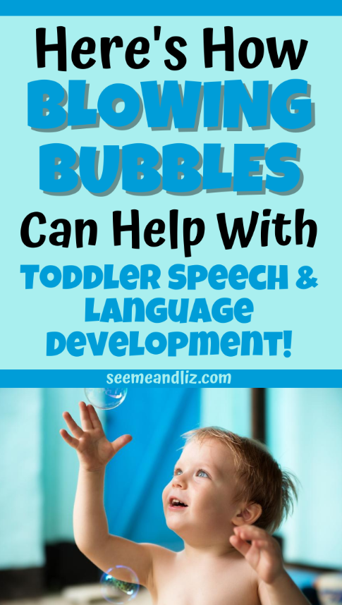 blowing bubbles