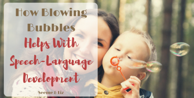 Simple Speech Therapy Activities For Toddlers Using Bubbles!